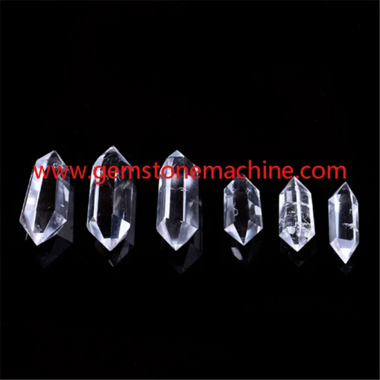 Natural High Quality Clear Quartz Double Points Wands Crystal Columns Tower