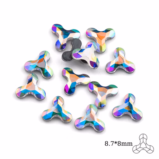 Rectangle Fancy Special-Shaped Nail Art Hotfix Rhinestones Glass Crystal Rhinestone