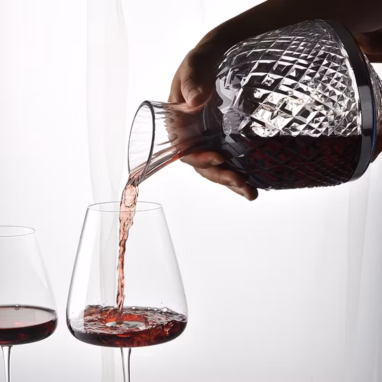 1500ml Hot Sale Fashioned Crystal Glass Pitcher Wine Decanter Set with Gift Boxes