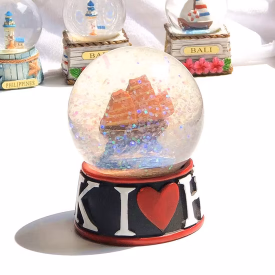 Promotional OEM Design Snow Crystal Globe