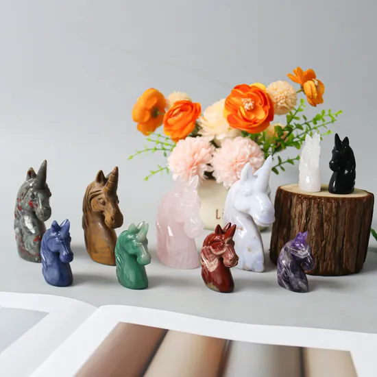 High Quality Hot Sale Black Obsidian Death Carvings for Halloween Decoration