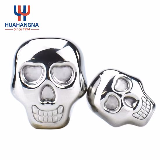 Heart-Shaped Stainless Steel Ice Cubes Metal Chilling Stone for Whiskey Liquor