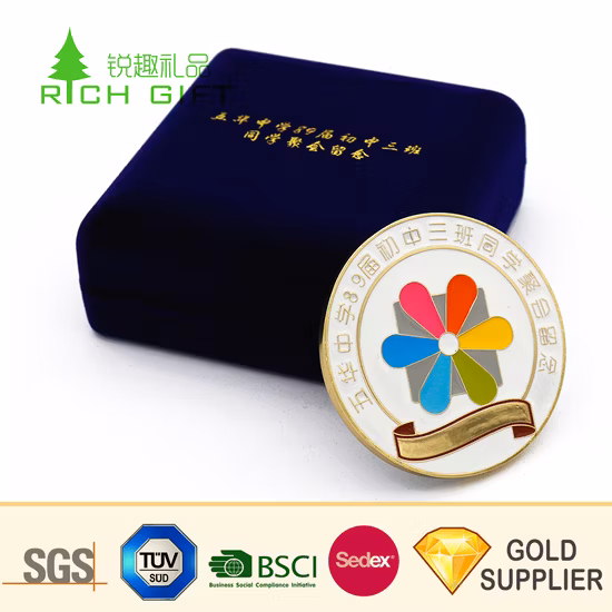 Factory Direct Sale Custom Metal Stainless Steel Printing Epoxy Statue of Liberty Logo Blank Coins